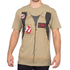 Ghostbuster Adult Short Sleeve Costume T-shirt with Back Print