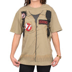 Ghostbuster Adult Short Sleeve Costume T-shirt with Back Print