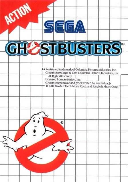 Ghostbusters (Sega Master System) - Game Manual Only