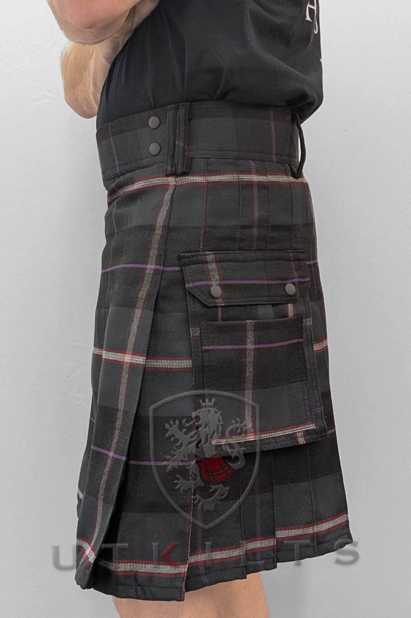 Standard Midnight Sea Tartan Utility Kilt - 30 / 22