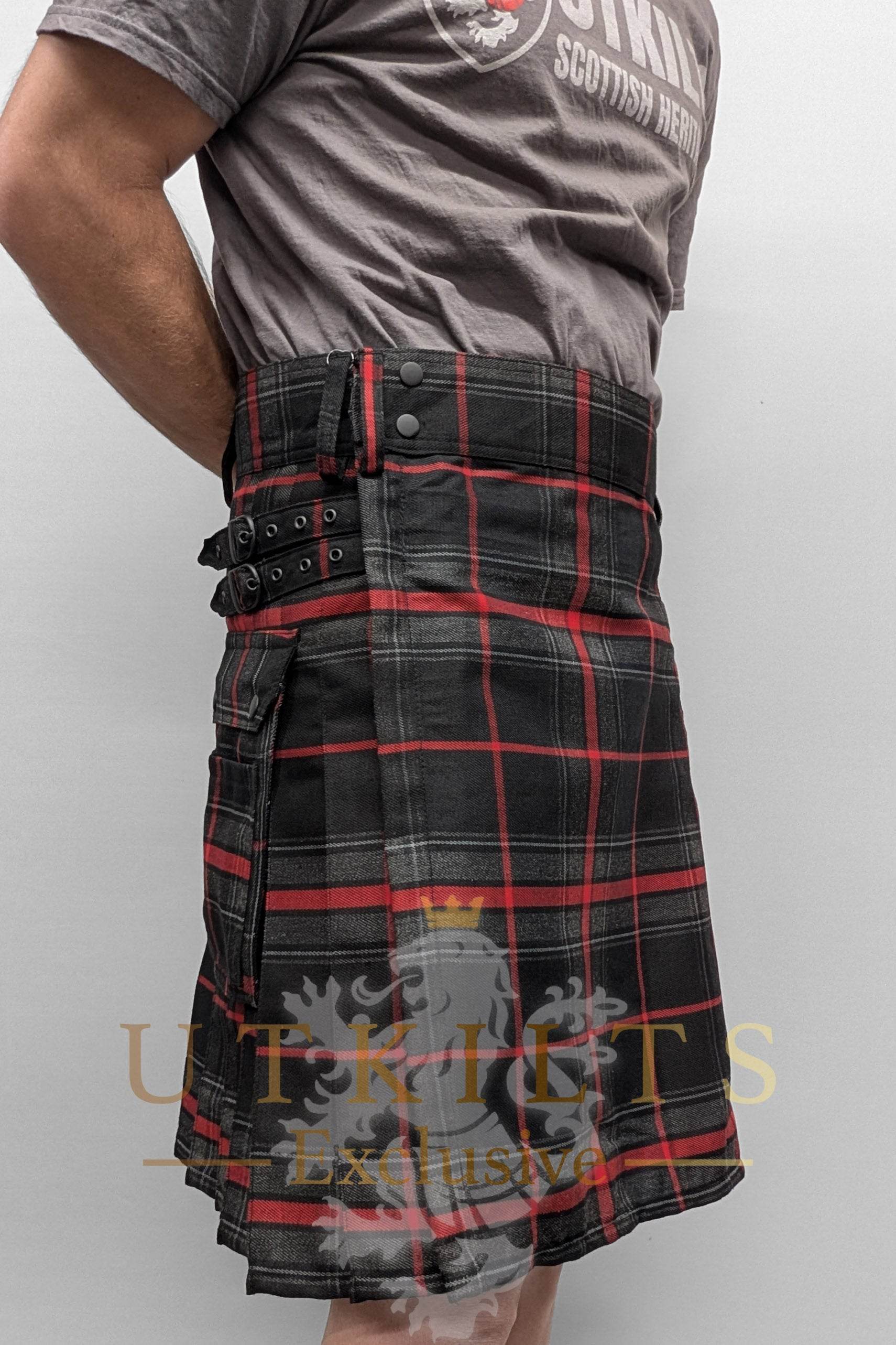 Standard Spirit of the Highlander Tartan Utility Kilt - 30 / 22