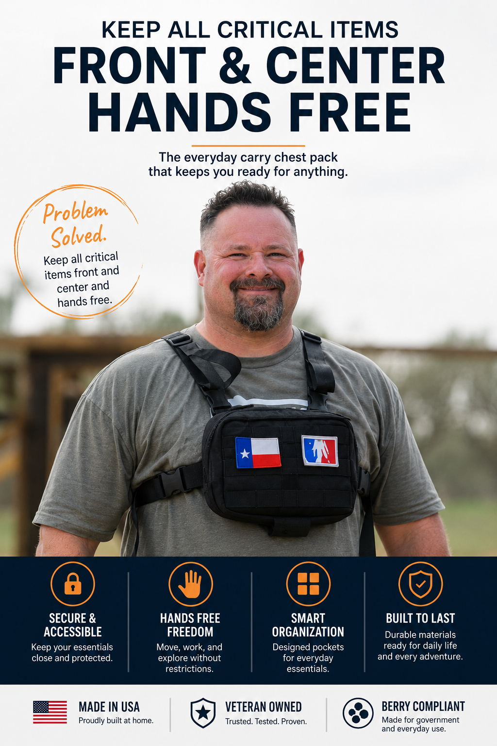The Gnome Chest Pack - Squatch Survival Gear