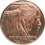 BL4-012 GoT challenge coin Game of Thrones Daenerys Targaryen Fire and Blood - 
