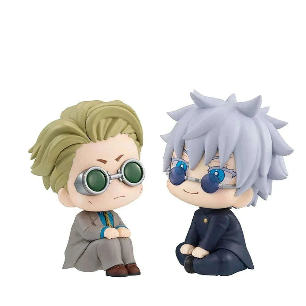 Gojo Satoru Anime Figure Jujutsu Kaisen Action Figurines Chibi Mini Set PVC Model Collectible Display Toy Gift