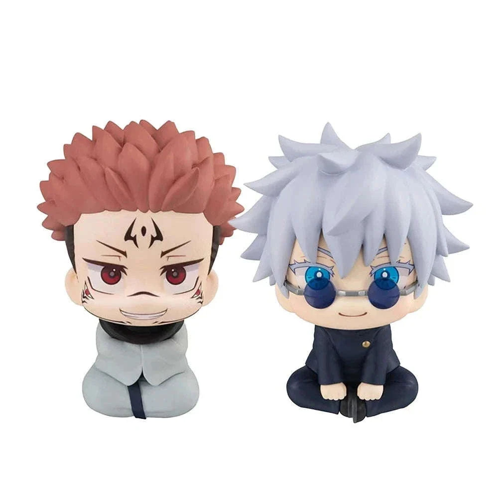 Gojo Satoru Anime Figure Jujutsu Kaisen Action Figurines Chibi Mini Set PVC Model Collectible Display Toy Gift