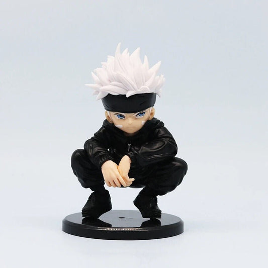 Gojo Satoru Chibi Mini Anime Figure, Jujutsu Kaisen JJK Figurine Gifts 13cm/5in