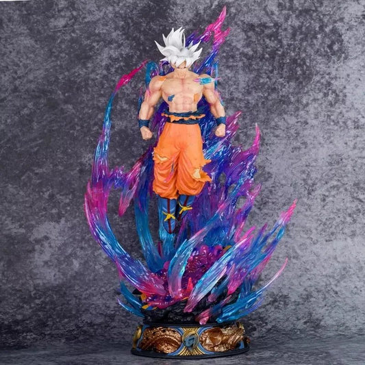 Goku Ultra Instinct Anime Figurines, Dragon Ball Super Collectible Figures 15 in