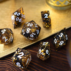 Gold Handmade Resin DND Dice Set - Only 1 D20