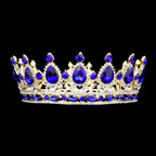 Teardrop Stone Accented Crown Tiara