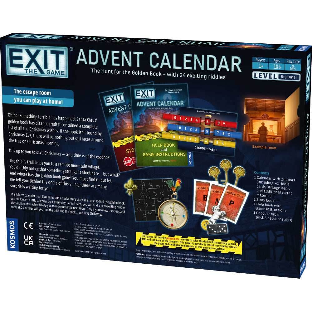 EXIT: Advent Calendar - The Hunt for the Golden Book - 