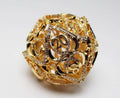 Hollow Hearts: Jeweled Gold - Metal RPG Dice Set - 