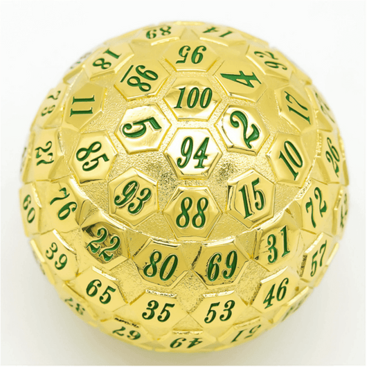 45mm Metal D100 - Gold with Green - 