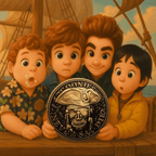 GL14-006 Goonies Astoria Police Challenge Coin Goonies Never Say Die One Eyed Willie - 