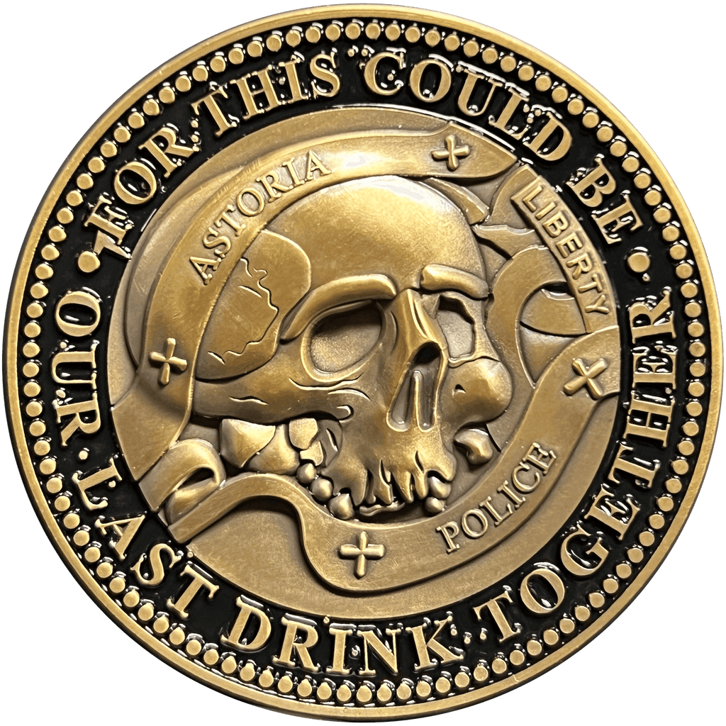 GL14-006 Goonies Astoria Police Challenge Coin Goonies Never Say Die One Eyed Willie - 