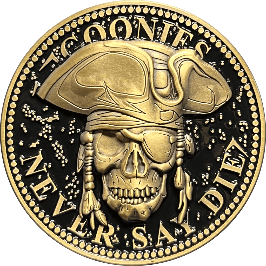 GL14-006 Goonies Astoria Police Challenge Coin Goonies Never Say Die One Eyed Willie - 