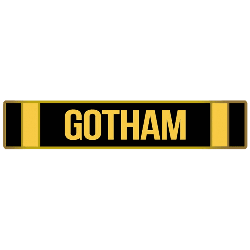 EL13-023 Gotham City Police Department GCPD commendation bar pin Police Style LAPD NYPD CBP BPD - 