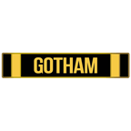 EL13-023 Gotham City Police Department GCPD commendation bar pin Police Style LAPD NYPD CBP BPD - 
