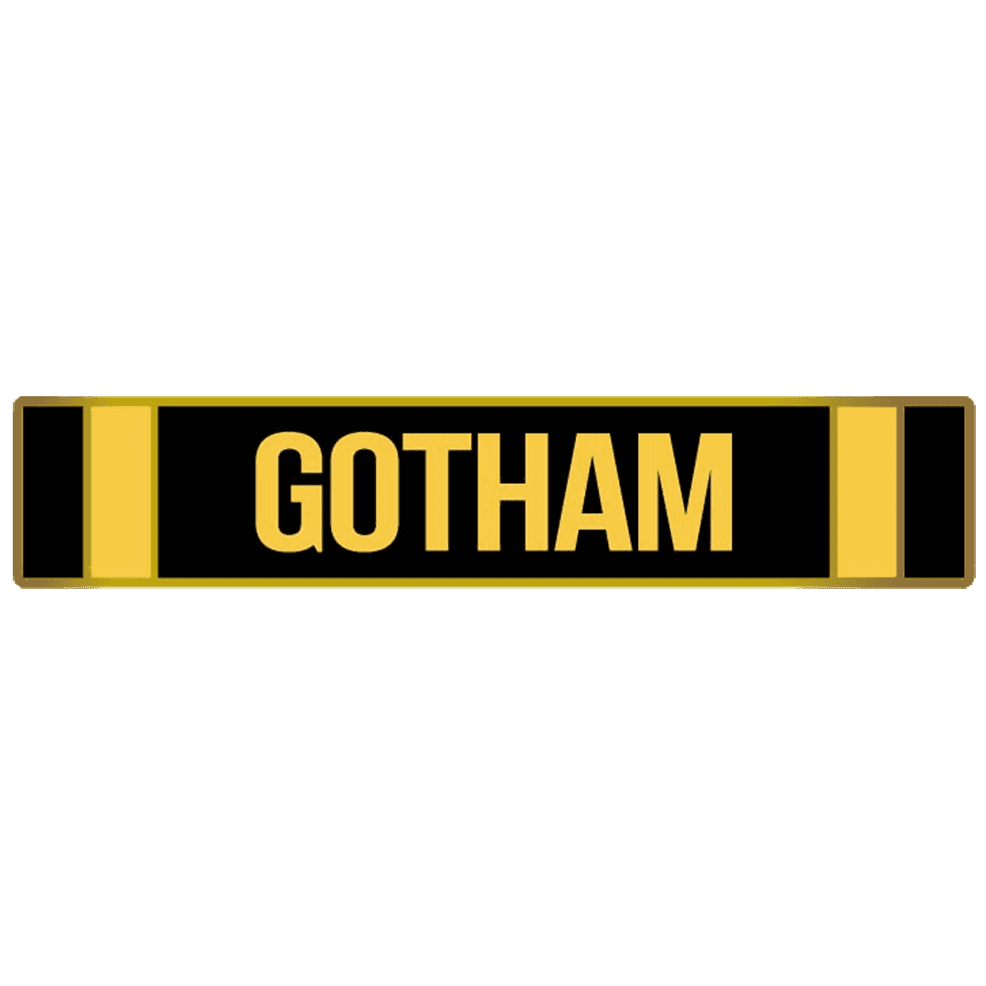 EL13-023 Gotham City Police Department GCPD commendation bar pin Police Style LAPD NYPD CBP BPD - 