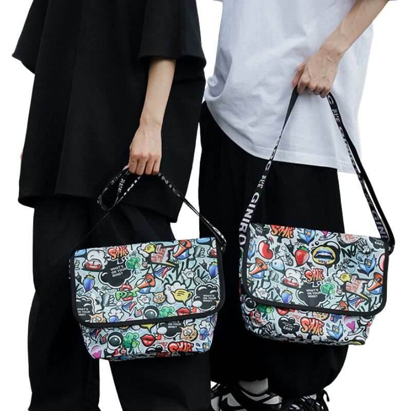 Graffiti Messenger Bag - 