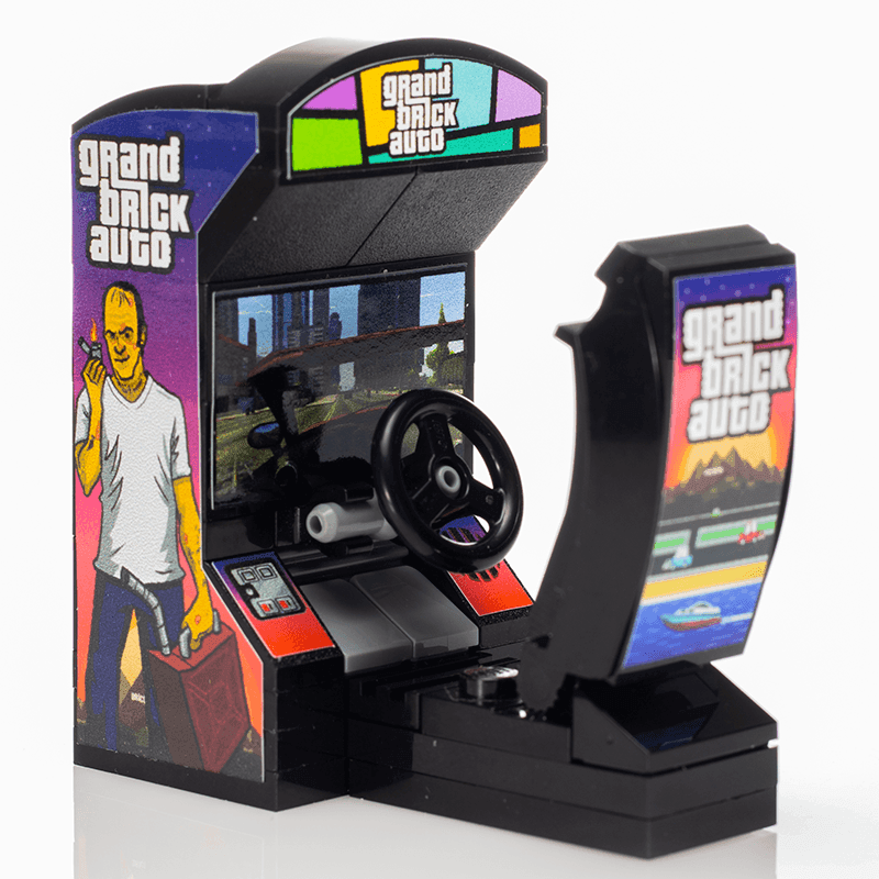Grand Brick Auto - B3 Customs Arcade Racing Game made using LEGO parts - 