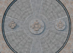 Grand Concourse - Neoprene Battle Mat - Warhammer, AoS, 40K, MCP, Shatterpoint, Legion, More - 44x60