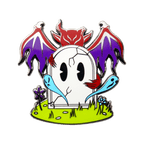 Grave Guardian Enamel Pin - 