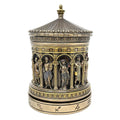 Greek Pantheon Zodiac Rotunda Rotating Trinket Box - 