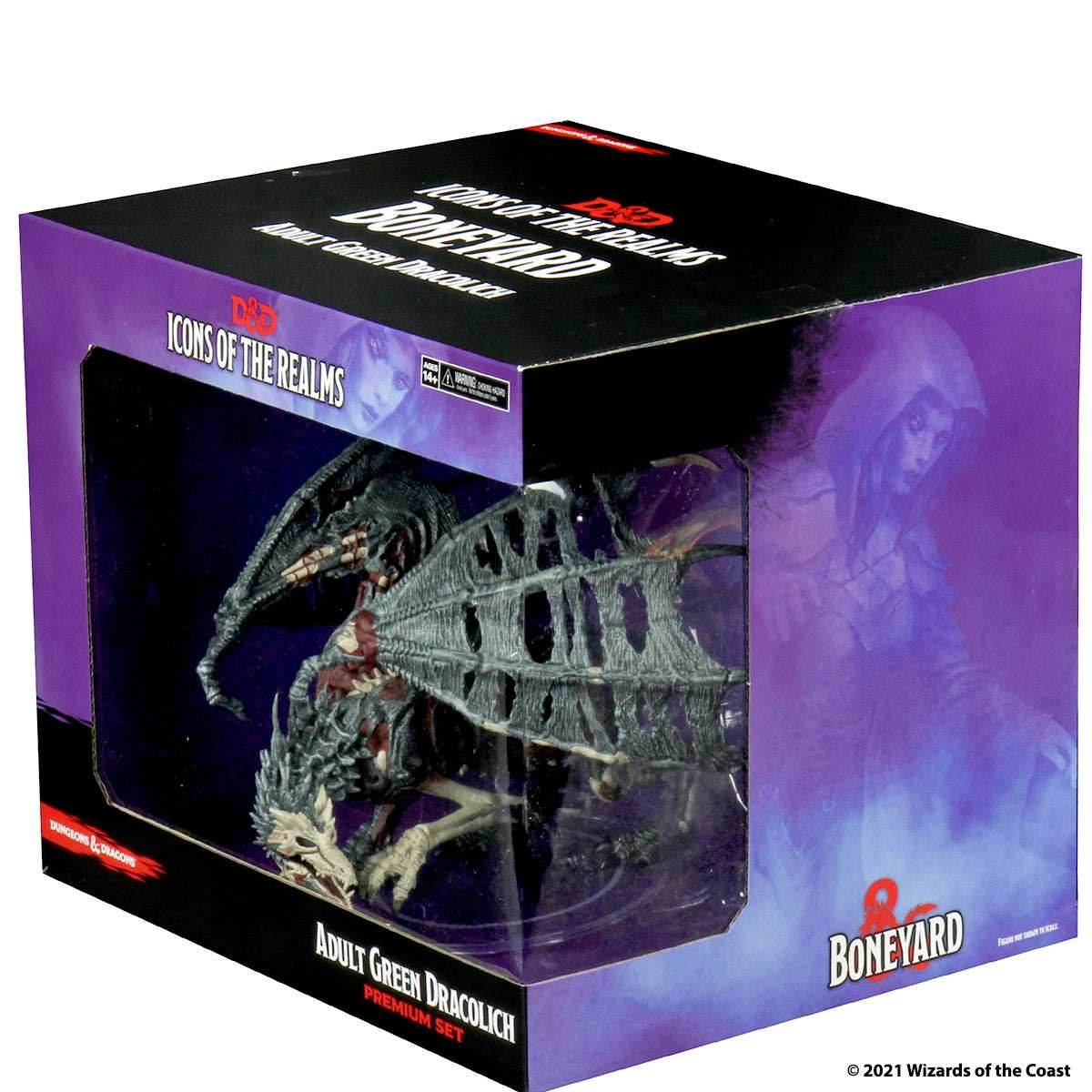 D&D: Icons of the Realms - Boneyard Premium Set - Green Dracolich - 