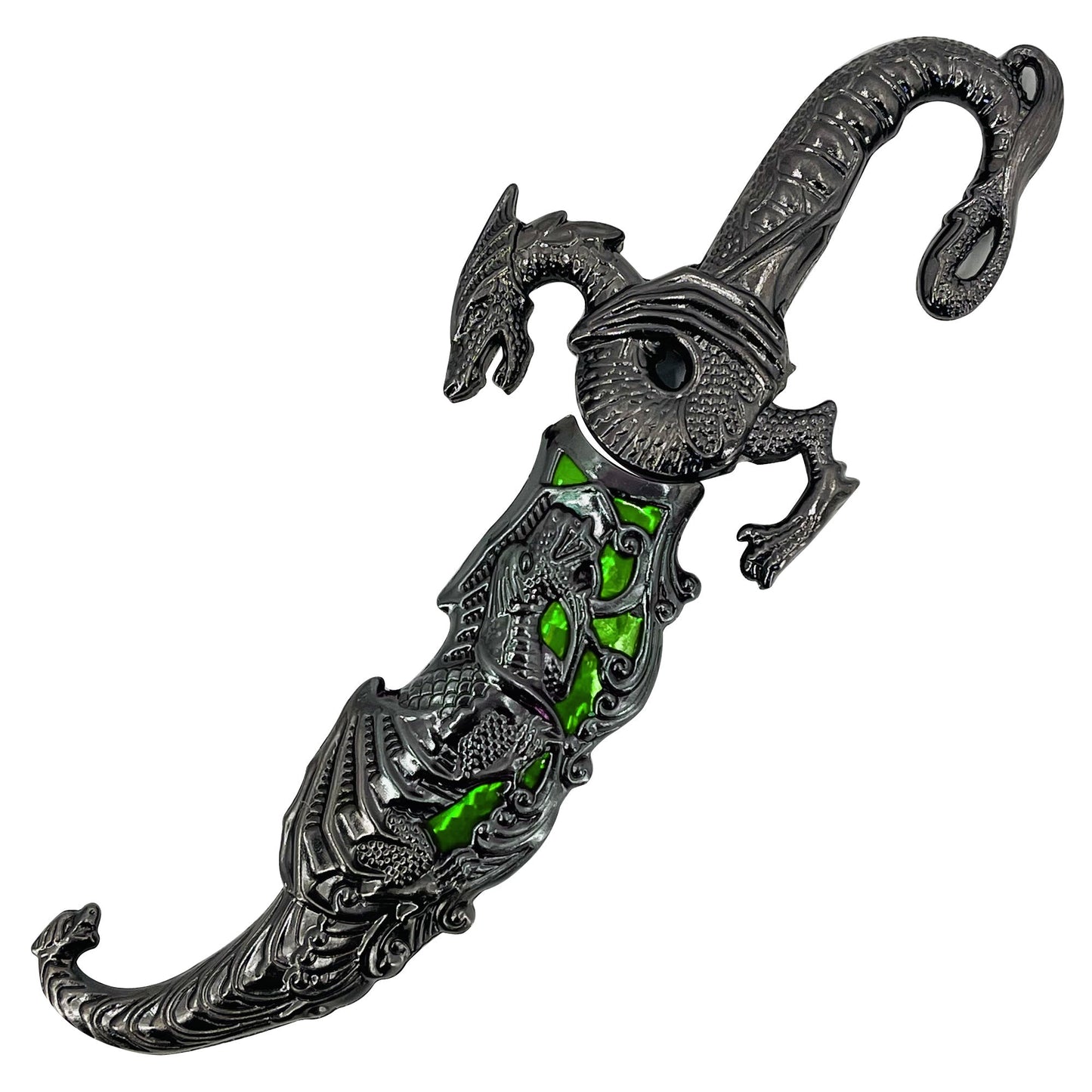 Green Dragon Fantasy Dagger Knife-0