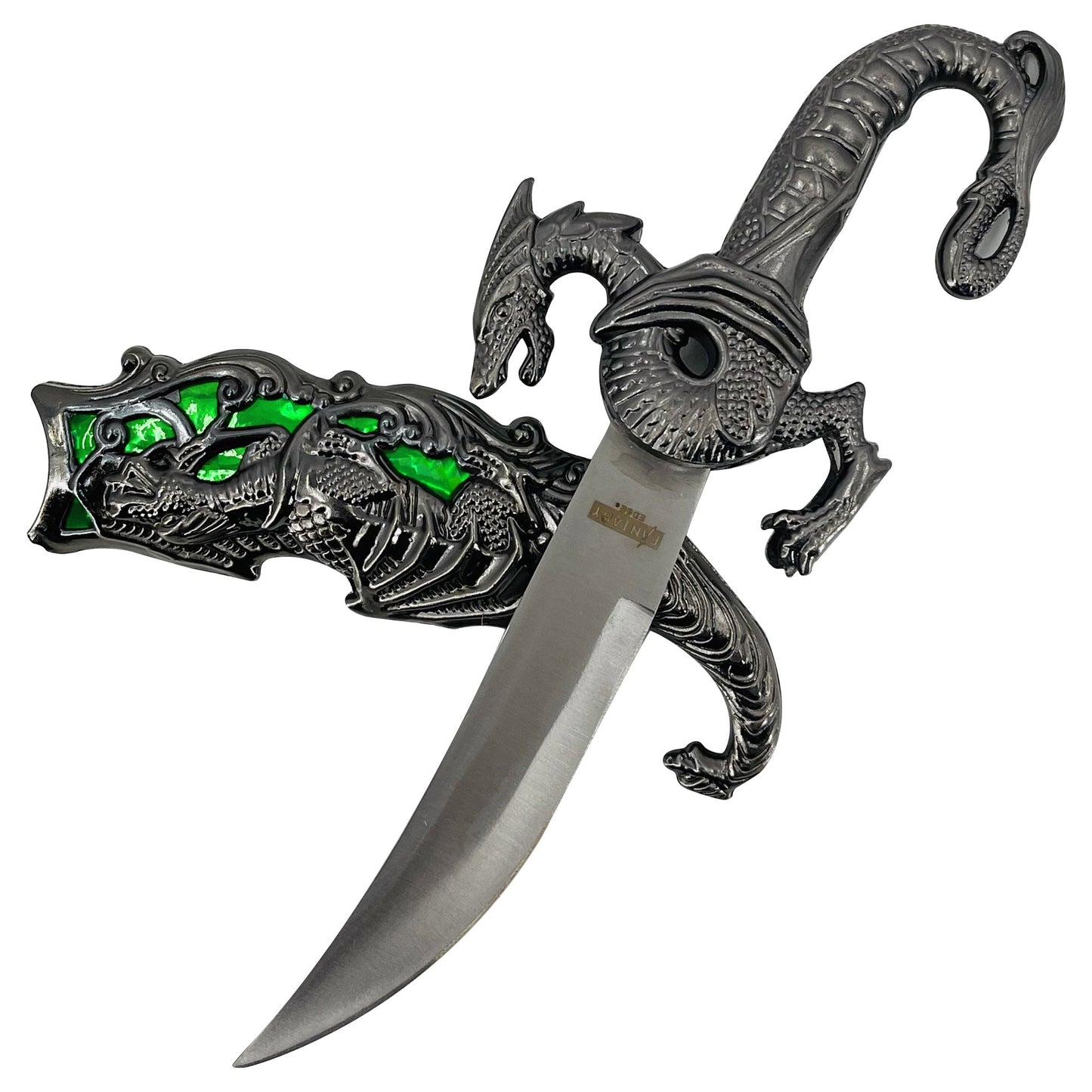 Green Dragon Fantasy Dagger Knife-2