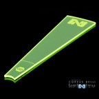 Infinity Zone of Control Templates - Fluorescent Green