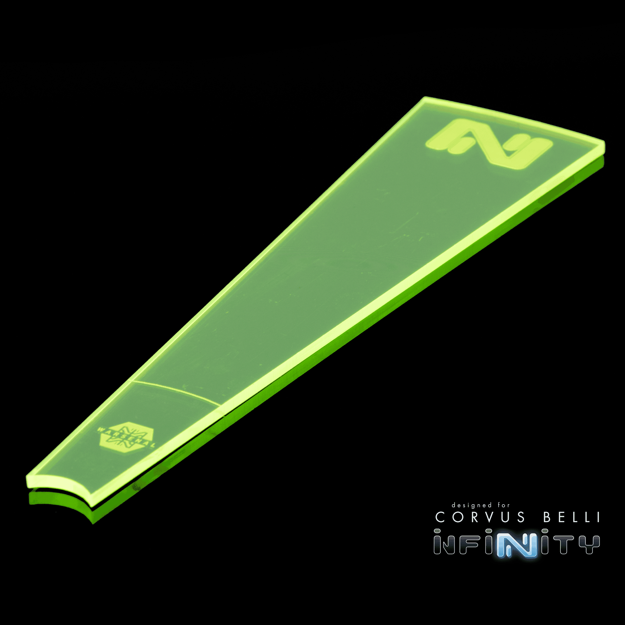 Infinity Zone of Control Templates - Fluorescent Green