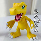Greymon and Agumon Anime Figures, Digimon Gk Figurines Action Collectible Model Toys 12cm