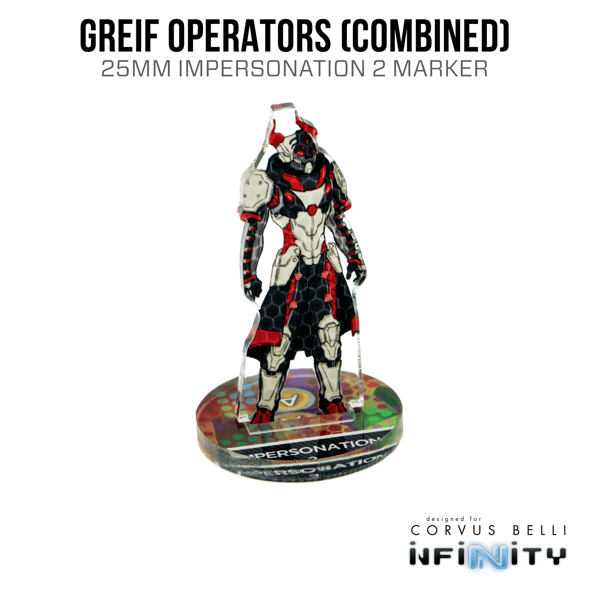 Infinity 3D Markers: Greif Operators (Combined) (25mm Impersonation-2) - A