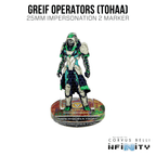 Infinity 3D Markers: Greif Operators (Tohaa) (25mm Impersonation-2) - A
