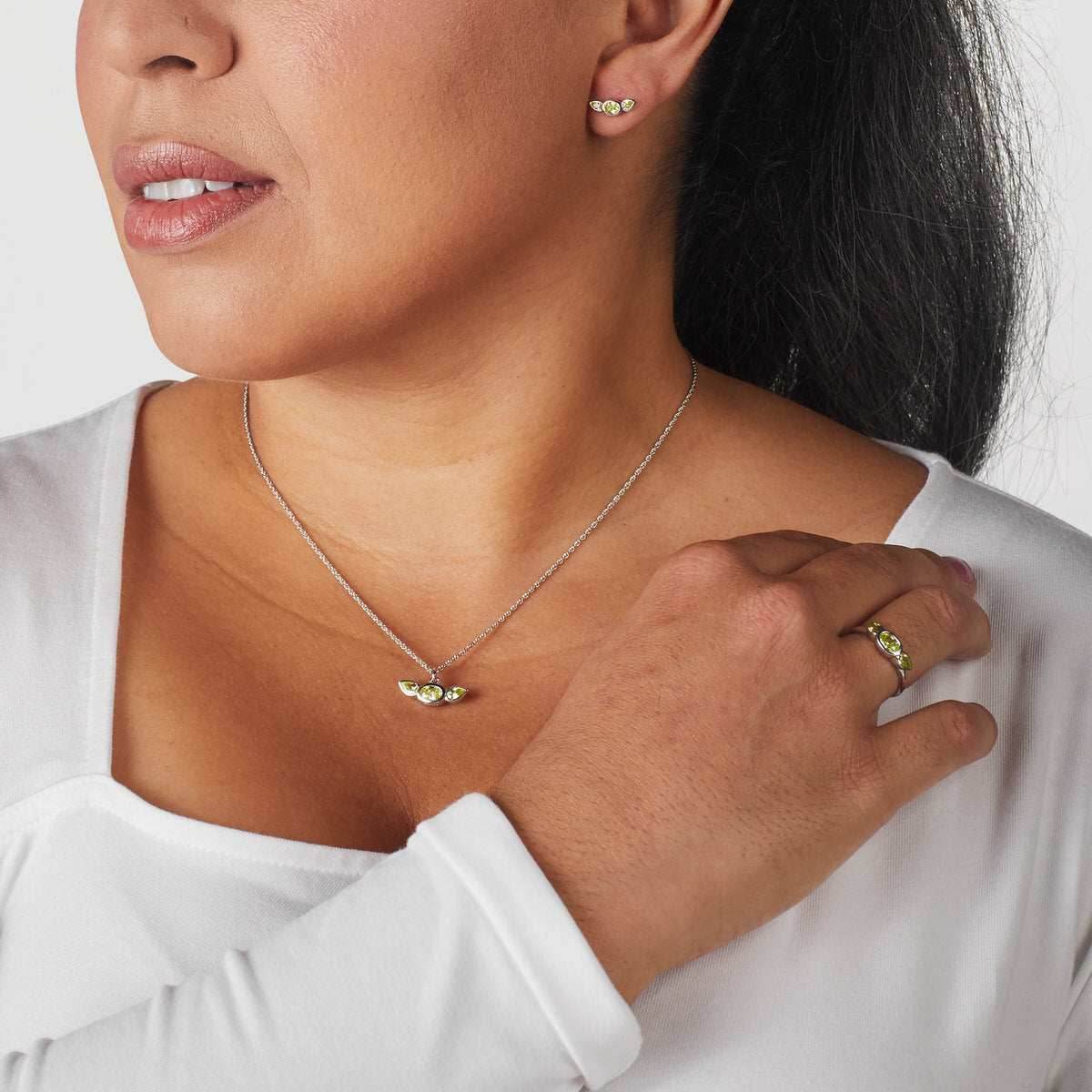 Star Wars X RockLove Grogu Crystal Necklace - 