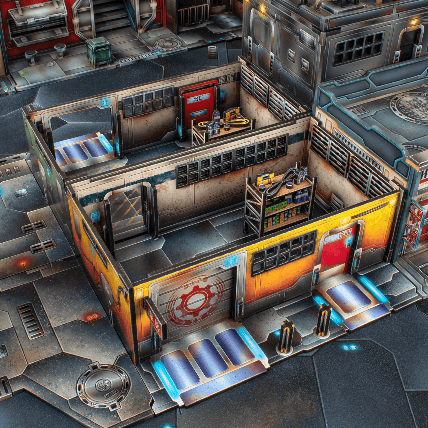 Xiguan Components - Ground Floors - REM Garage / Color Printed