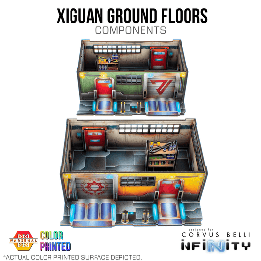 Xiguan Components - Ground Floors - REM Garage / Color Printed