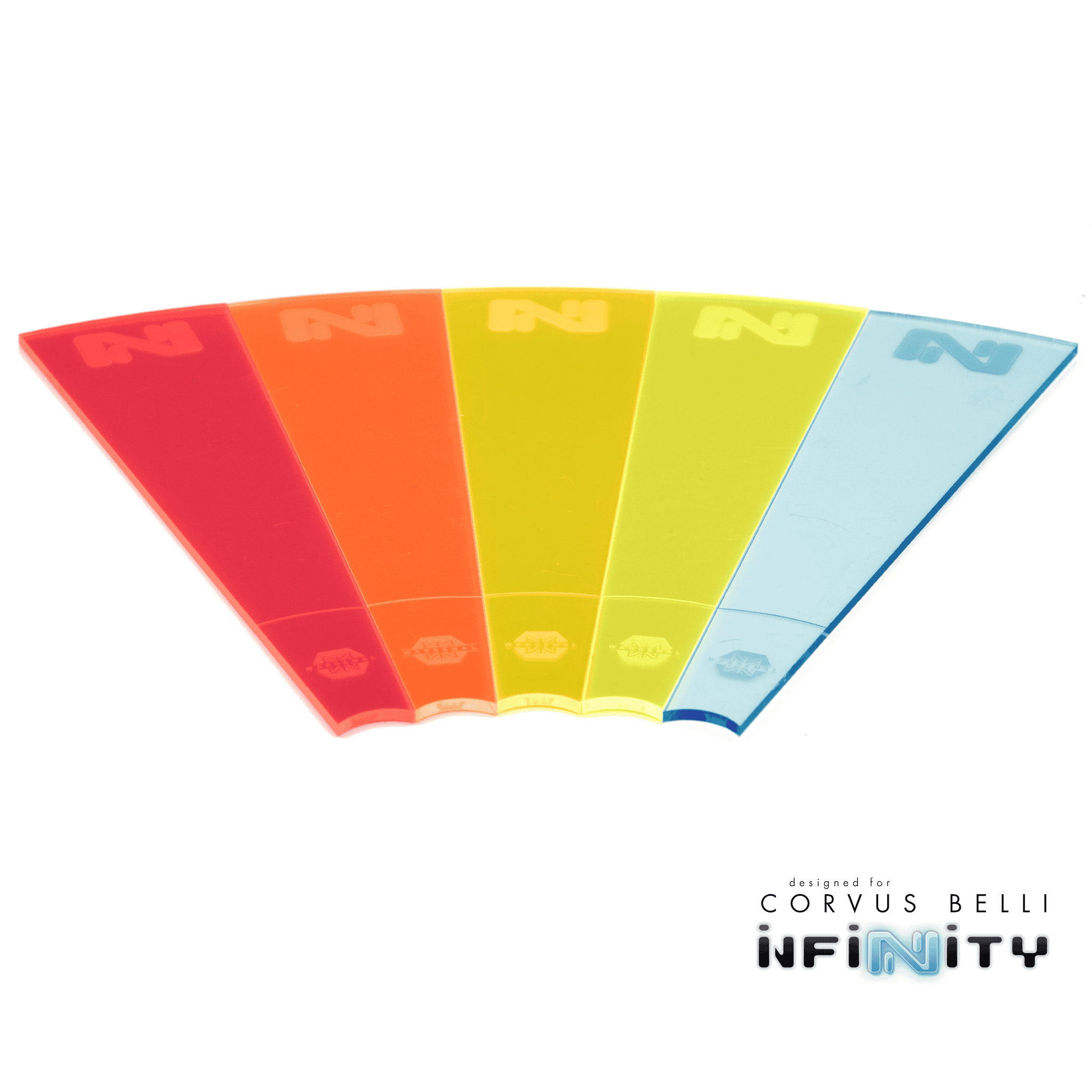 Infinity Zone of Control Templates - Fluorescent Green