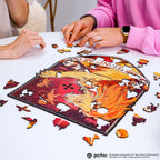 Wooden jigsaw puzzle Harry Potter Gryffindor™ Gameplay