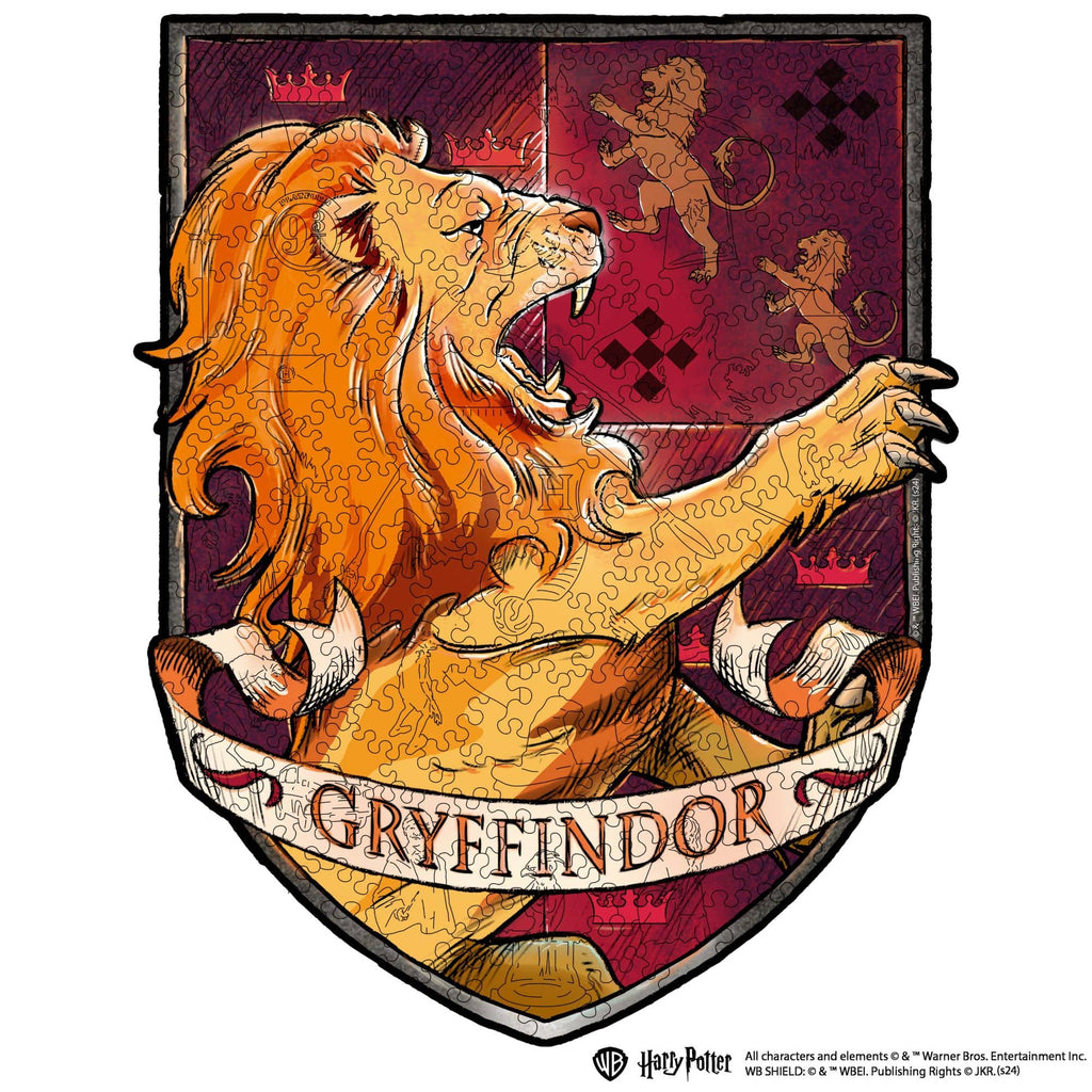 Wooden jigsaw puzzle Harry Potter Gryffindor™ Gameplay