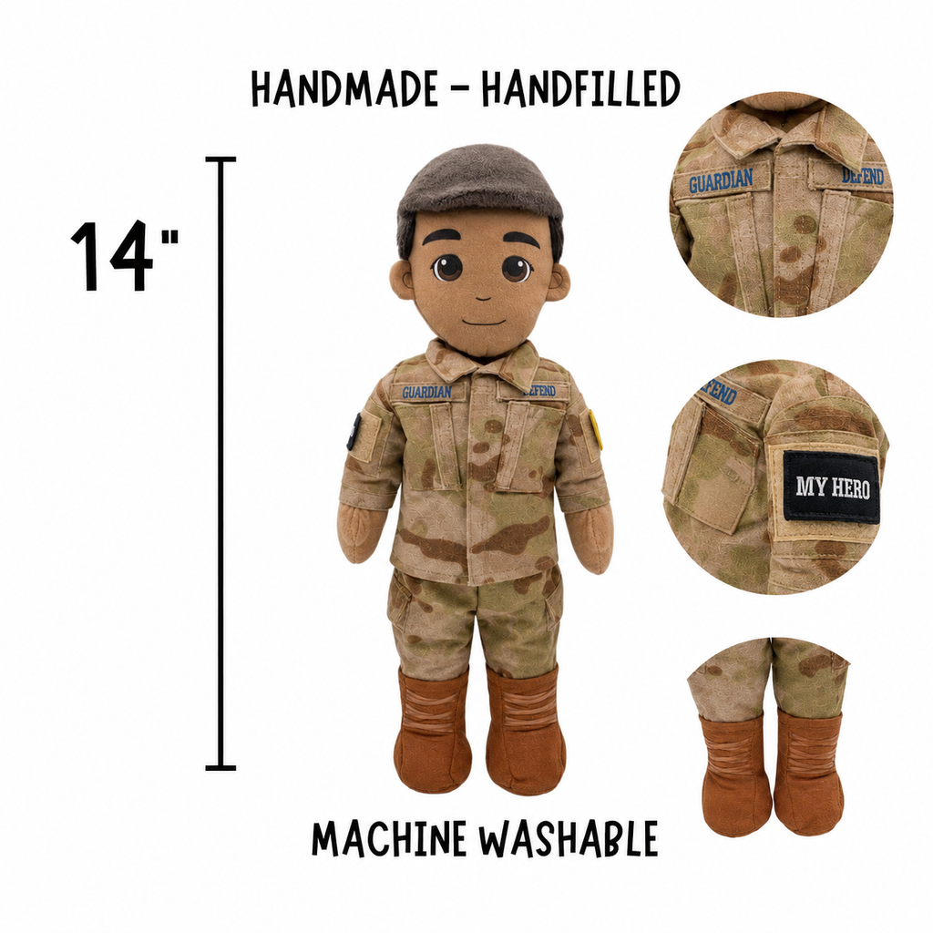 My Hero™ Space Force Daddy Doll | Recordable Plush