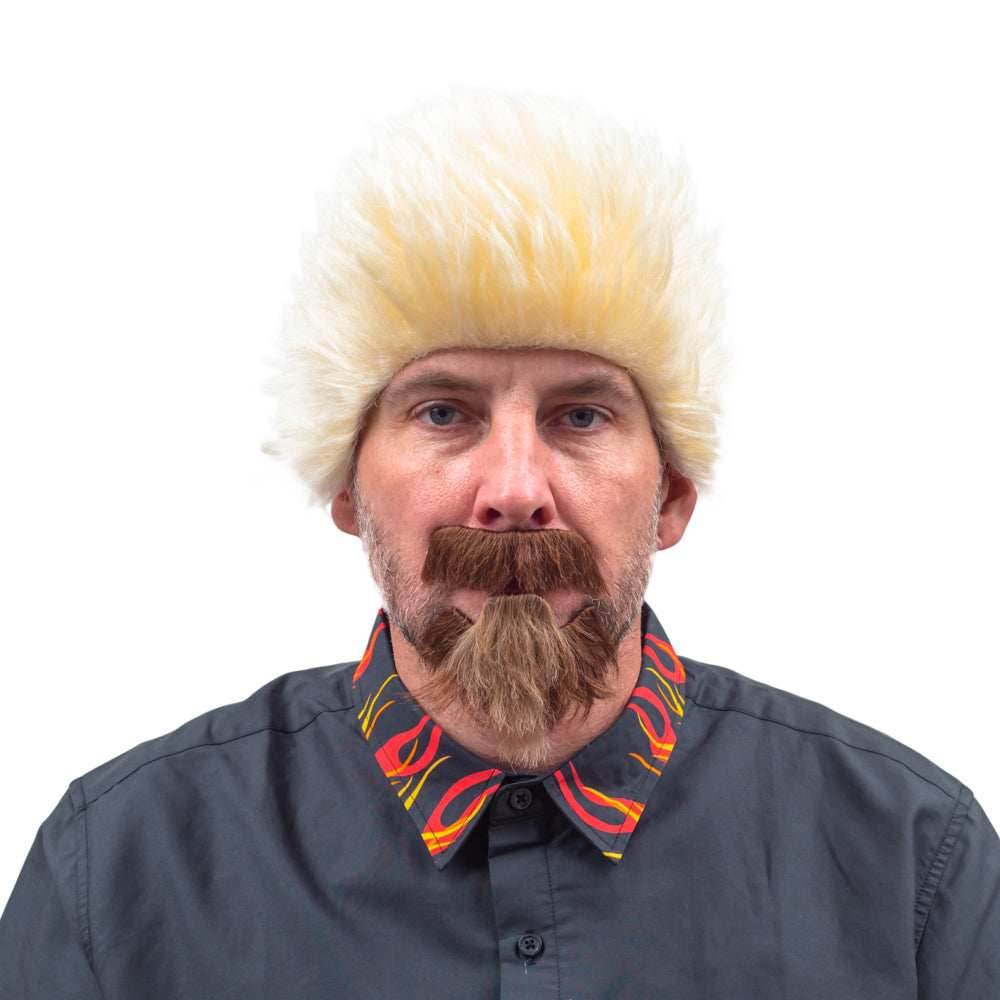 Famous Guy Feiri Chef Wig Beard Halloween Costume Cosplay - 