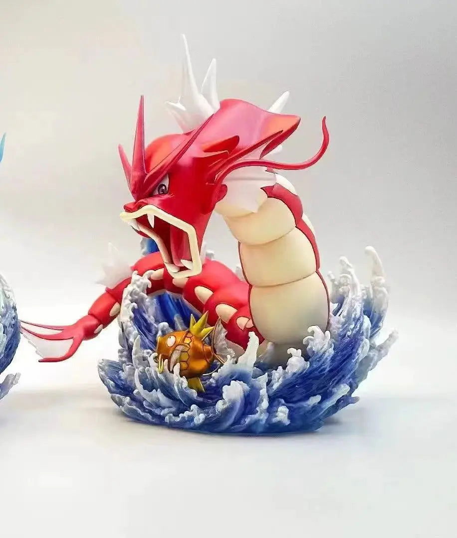 Gyarados and Red Gyarados Anime Figures, Shining Gyarados Pokemon Anime Figurines Pvc Statue Collections 16 cm