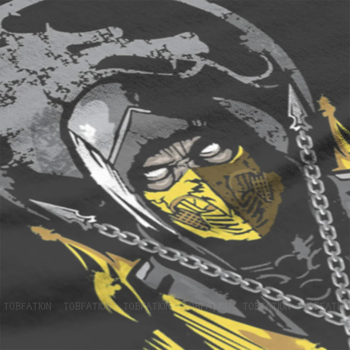 Mortal Kombat Video Game SCORPION T Shirt Classic