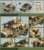 Desert Humvee - Mil-Blox