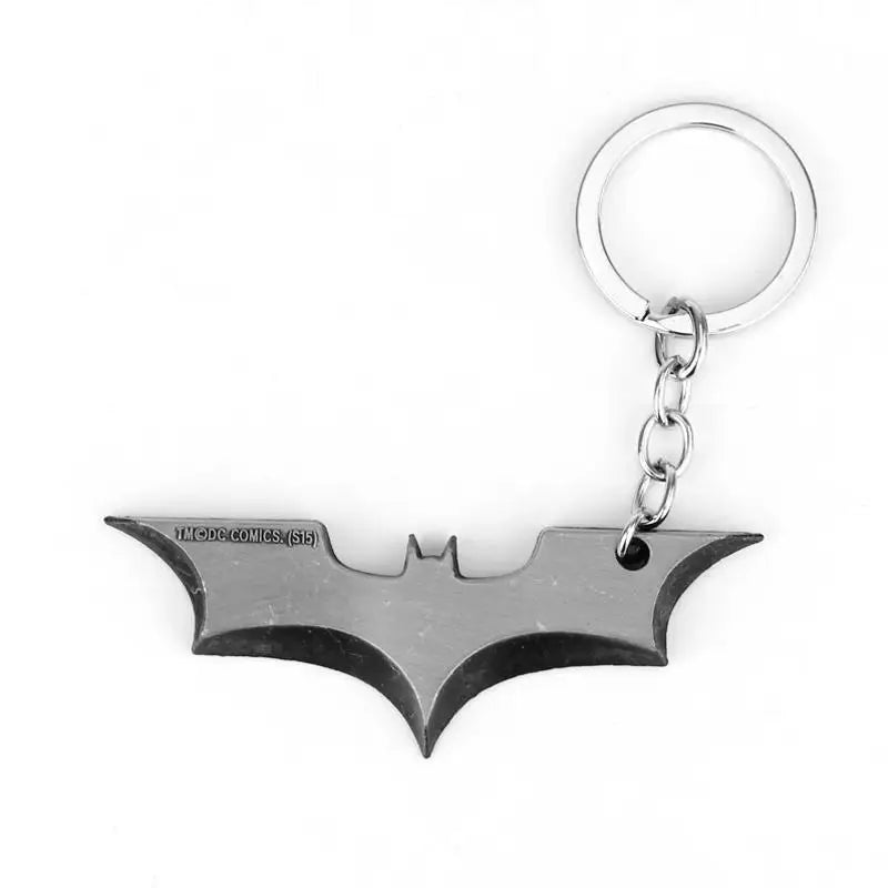 Bat Pendants Keychain Superheroes Movie Jewelry Car Key Ring Bags Key Chains Gifts Souvenir