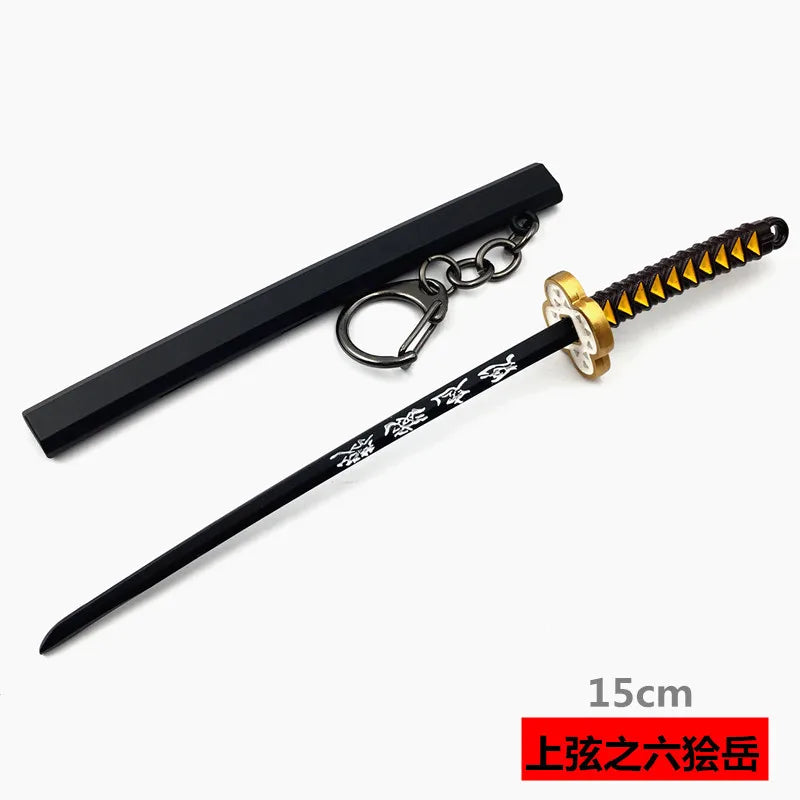 Japan Kimetsu no Yaiba Sword Keychain Cartoon Kamado Tanjirou Blade Of Ghost Weapons anime accessories cosplay Gift