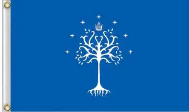 3x5ft White Tree of Gondor Flag banner