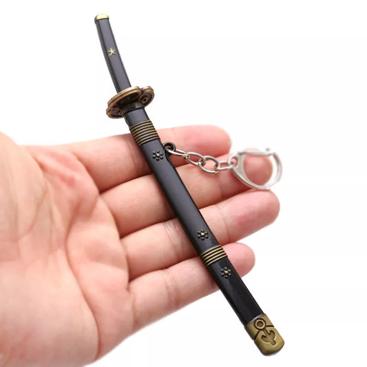 Jouet Katana pendentif porte-clés Anime épée arme pendentif porte-clés mode simulé Cosplay accessoire nouveauté